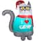 3.5ft. Airblown® Inflatable Outdoor Christmas Nerdy Cat